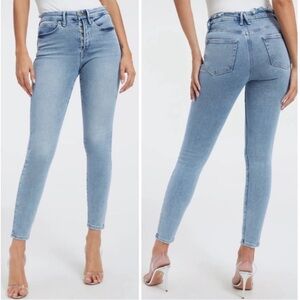 NEW NWT Good American Good Legs Denim Jeans In Indigo317